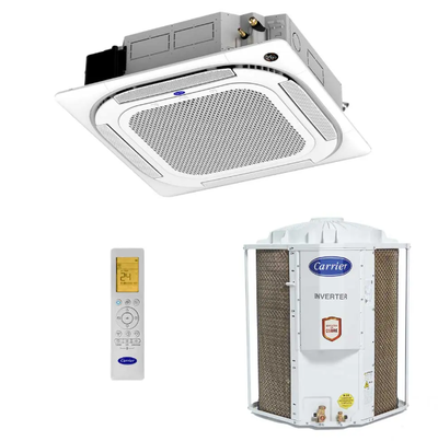 Ar Condicionado Split Cassete 4 Vias Carrier Inverter 36000 BTU/h Frio Wi-Fi 220V - 40KVQE36C5