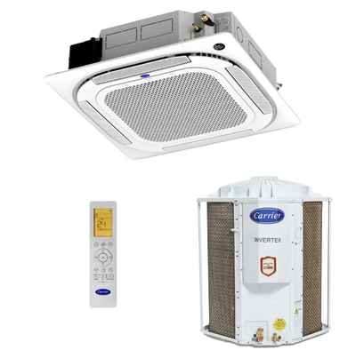 Ar Condicionado Split Cassete 4 Vias Carrier Inverter 48000 BTU/h Frio Wi-Fi 220V - 40KVQF48C5A