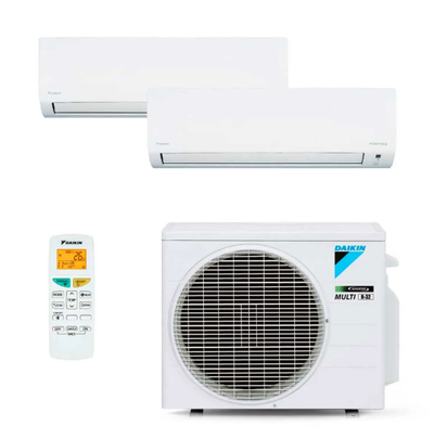 Ar Condicionado Multi Split Inverter Daikin Lite Smart 18000 BTU/h (9000+12000) Quente/Frio 220V