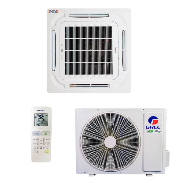 Ar Condicionado Split Cassete Gree G-Prime Inverter Compact 24000 BTU/h Frio Monofásico 220V