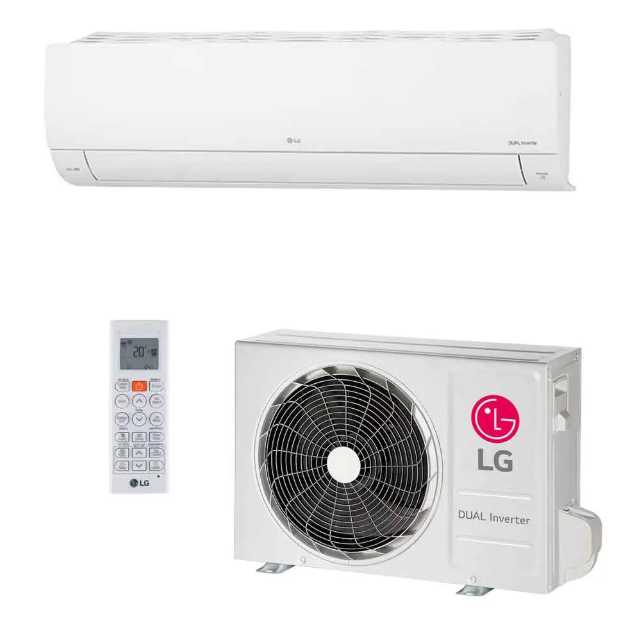 Ar Condicionado Split Hi-Wall LG Dual Inverter Compact +AI 12.000 BTU/h Frio 220V