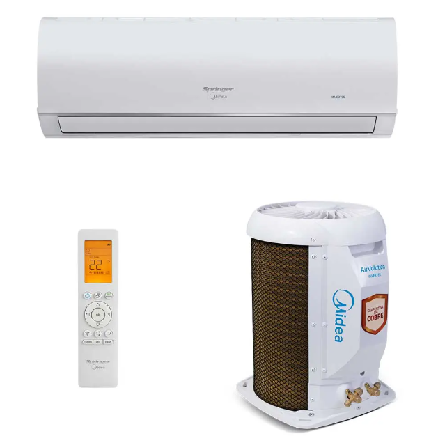 Ar Condicionado Split Hi-Wall Springer Midea AirVolution Connect Inverter 12.000 BTU/h Frio 220V