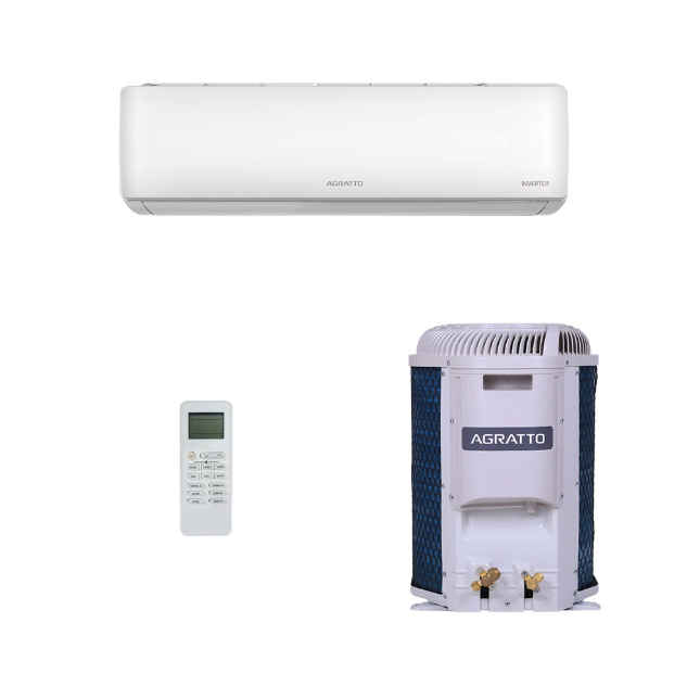 Ar Condicionado Split Hi-Wall Agratto Zen Inverter 12.000 BTU/h Frio 220V R-32